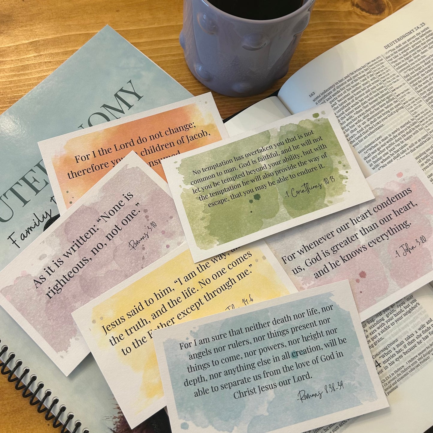 Scripture Memory Cards- 52 Week Set