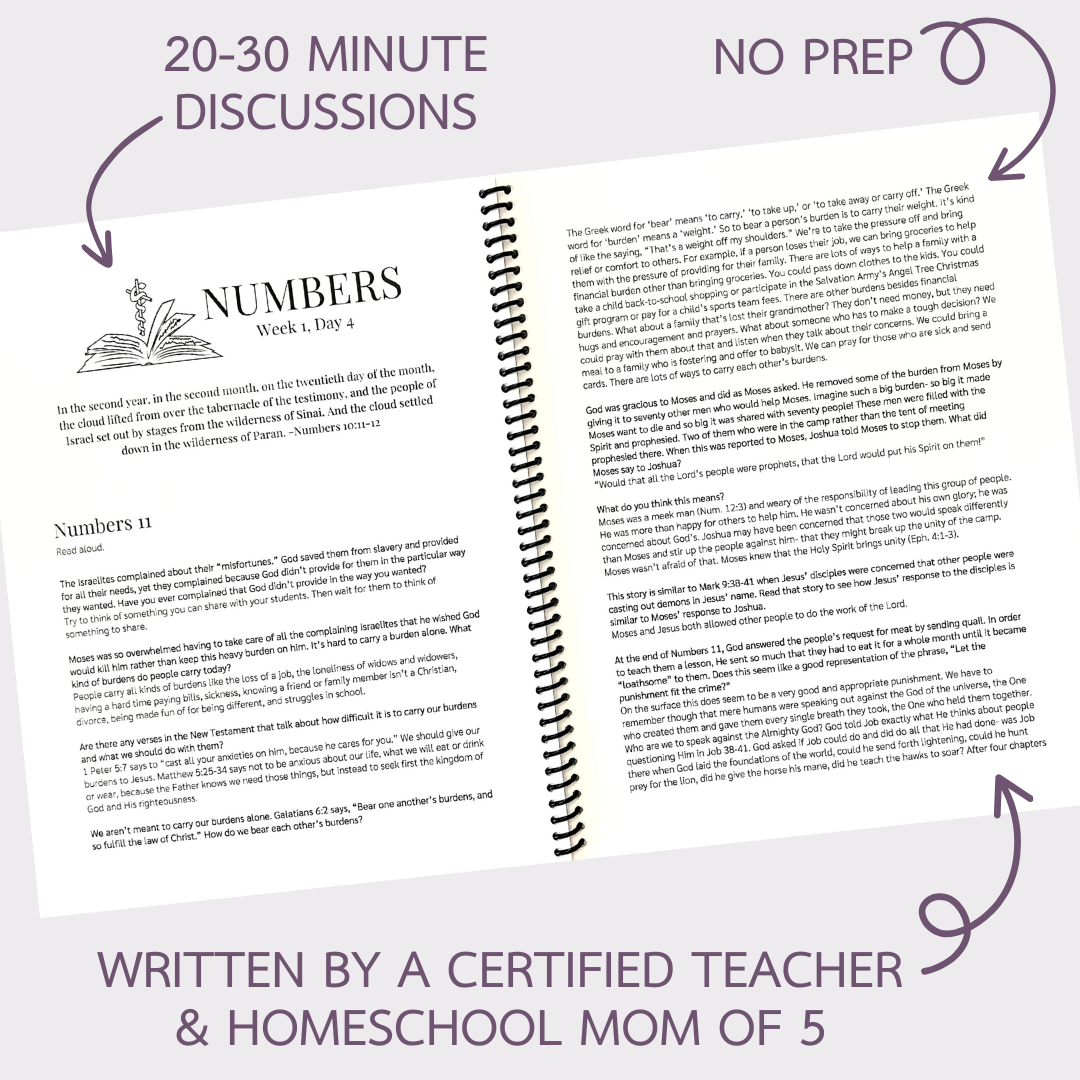 Numbers Bible Study Discussion Guide
