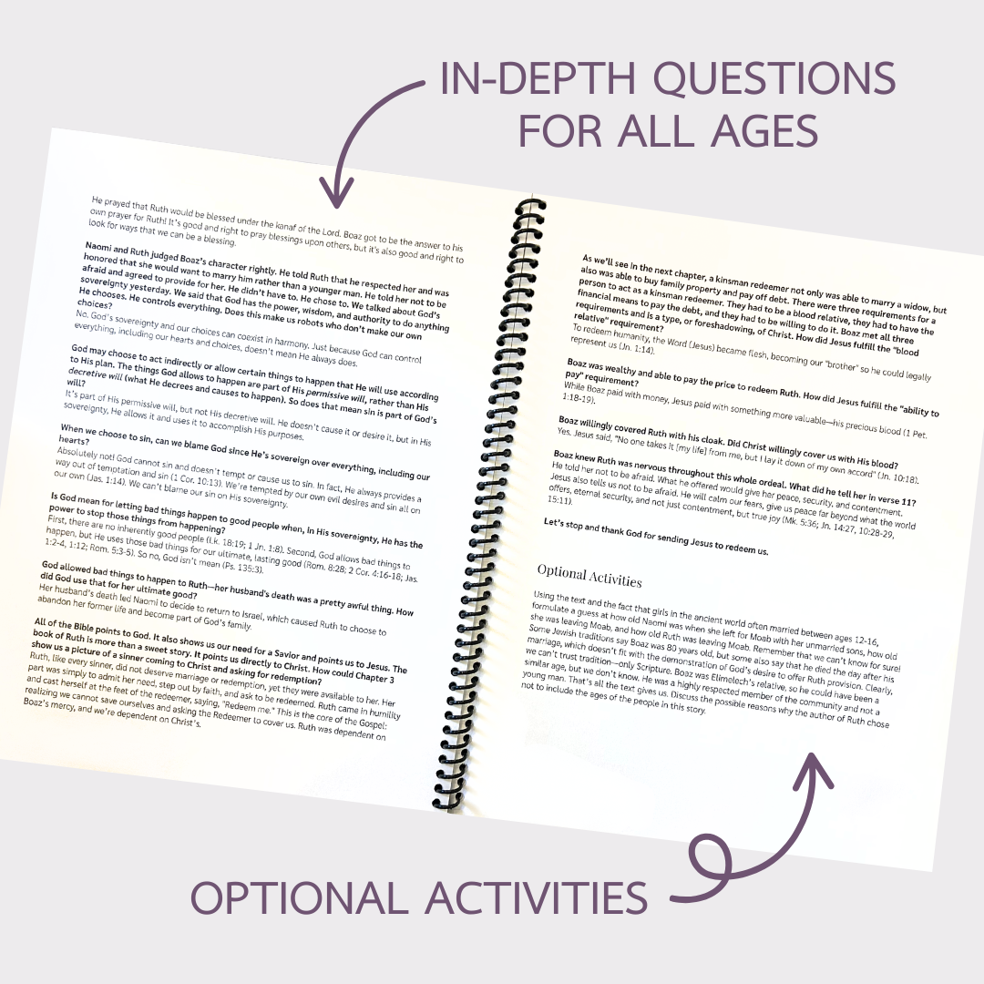 Ruth: A Family Bible Study Discussion Guide