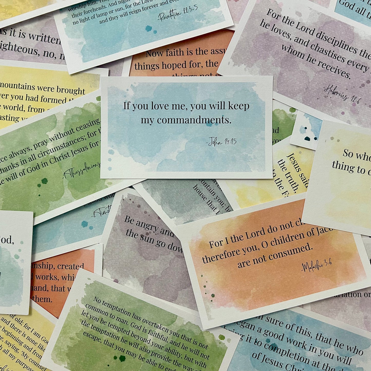 Scripture Memory Cards- 52 Week Set