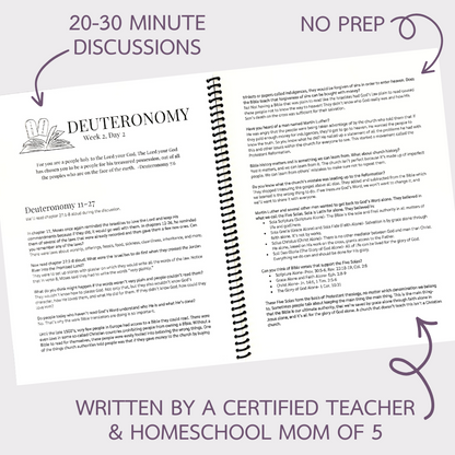 Deuteronomy Bible Study Discussion Guide