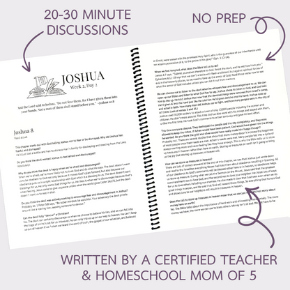 Joshua Bible Study Discussion Guide