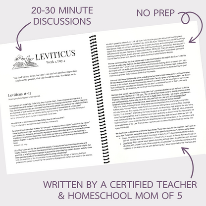 Leviticus Bible Study Discussion Guide
